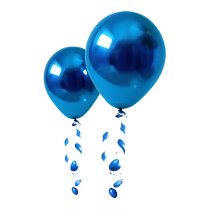 Bright Blue Balloons Png Vkc PNG Image