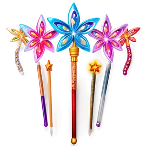 Bright Fairy Wand Png Vmr25 PNG Image