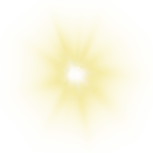 Bright Lens Flare Yellow Background PNG Image