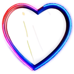 Bright Neon Heart Png 06122024 PNG Image