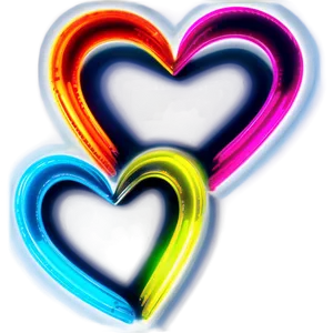 Bright Neon Heart Png 06122024 PNG Image