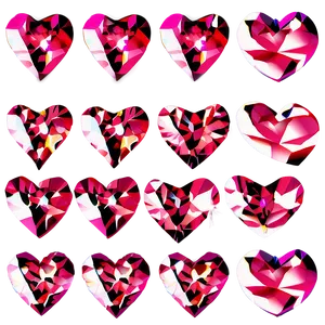 Bright Pink Heart Diamond Symbol Png Hdt29 PNG Image