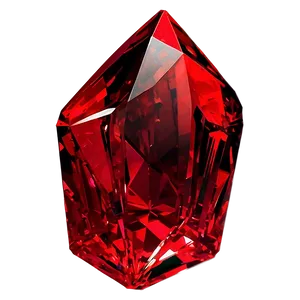 Bright Red Crystal Png Ung PNG Image