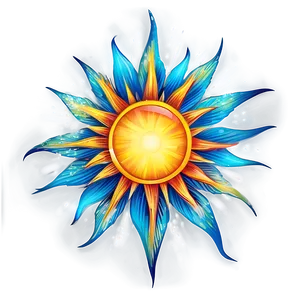 Bright Sun Illustration Png Cjo PNG Image