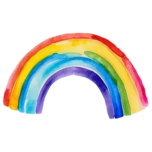 Bright Watercolor Rainbow Png Dmx PNG Image