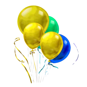 Bright Yellow Balloon Png Epc23 PNG Image