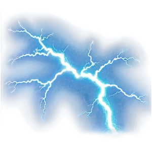 Bright Yellow Lightning Strike Png Psl53 PNG Image