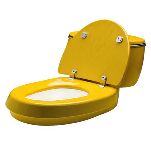 Bright Yellow Toilet Seat Png Aku96 PNG Image