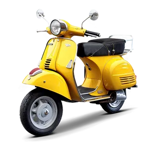 Bright Yellow Vespa Png Isu50 PNG Image