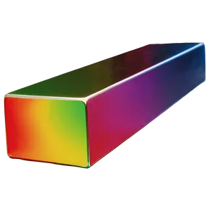 Brightly Colored Rectangular Prism Png Qep PNG Image