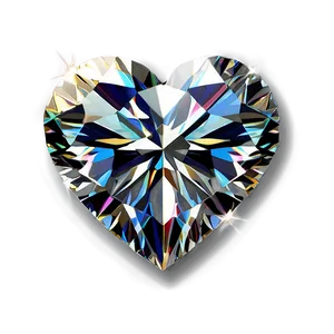 Brilliant Diamond Heart Symbol Png 06262024 PNG Image