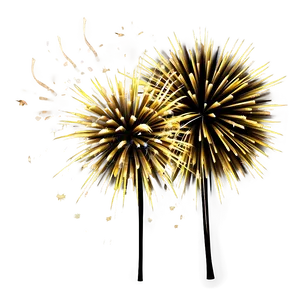 Brilliant Gold Fireworks Png 14 PNG Image