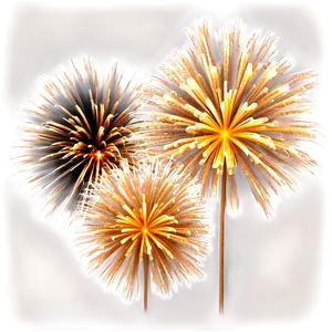 Brilliant Gold Fireworks Png 27 PNG Image