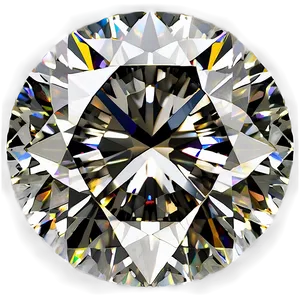 Brilliant Round Diamond Png Ilu PNG Image