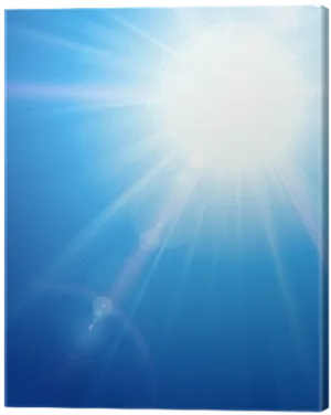 Brilliant Sunlight Blue Sky PNG Image