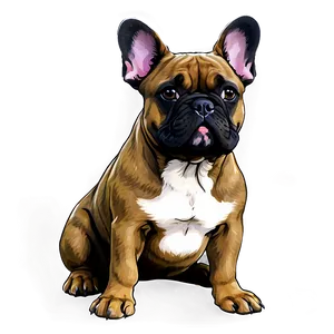 Brindle French Bulldog Png Gjt36 PNG Image