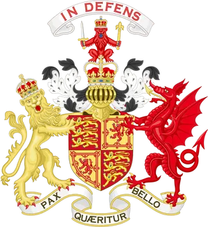 British Royal Coatof Arms PNG Image