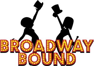 Broadway Bound Silhouettes PNG Image