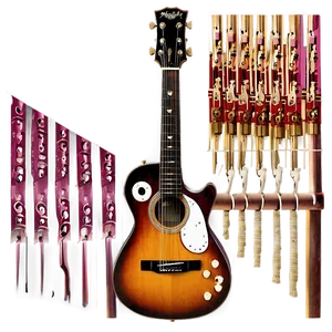 Broken Guitar Strings Png 06292024 PNG Image