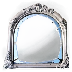 Broken Mirror Aesthetic Png Doi PNG Image