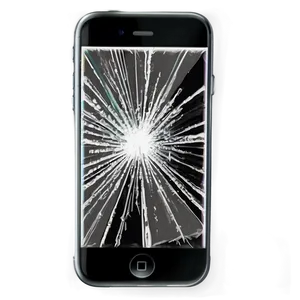 Broken Phone Screen Realistic Png Amh71 PNG Image