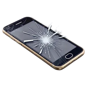 Broken Phone Screen Realistic Png Jme PNG Image