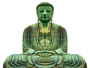 Bronze Buddha Statue PNG Image