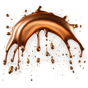 Bronze Color Splash Png 06252024 PNG Image