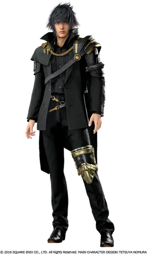 Brooding_ Fantasy_ Hero_ Render.png PNG Image