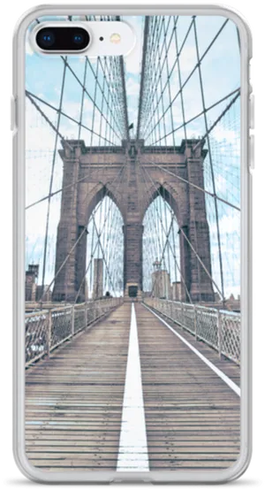 Brooklyn Bridge Phone Case Design PNG Image