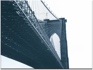 Brooklyn Bridge Underbelly View PNG Image