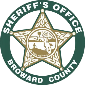 Broward County Sheriffs Office Badge PNG Image