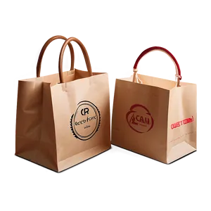 Brown Bag With Logo Png 66 PNG Image