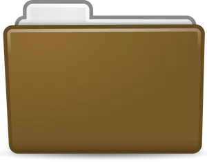 Brown Folder Icon PNG Image