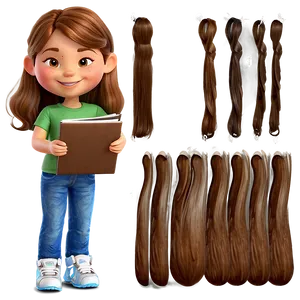 Brown Hair Cartoon Character Png 28 PNG Image