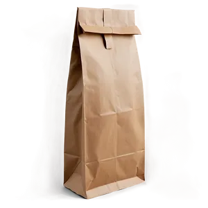 Brown Paper Bag With Logo Png Obh47 PNG Image