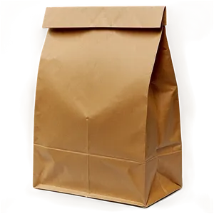 Brown Paper Bag With Window Png Bkd PNG Image