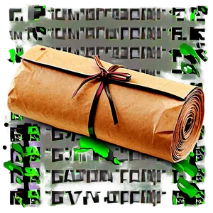 Brown Paper C PNG Image