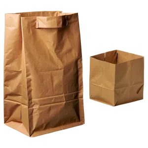 Brown Paper Food Bag Png Dda86 PNG Image