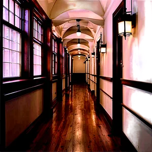 Brown University Historic Hallway Png 06252024 PNG Image