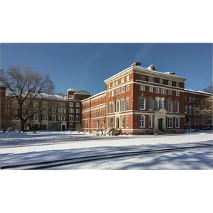 Brown University Winter Scene Png 06252024 PNG Image