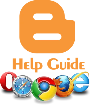 Browser Help Guide Icons PNG Image