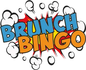 Brunch Bingo Explosion Graphic PNG Image