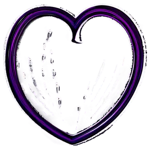 Brush Stroke Heart Line Png Snl61 PNG Image