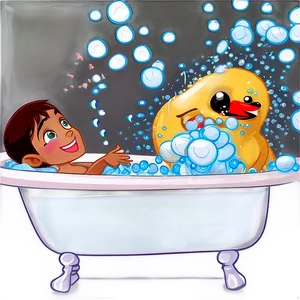 Bubble Bath Experience Png Mgb55 PNG Image