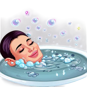 Bubble Bath Relaxation Png 06292024 PNG Image