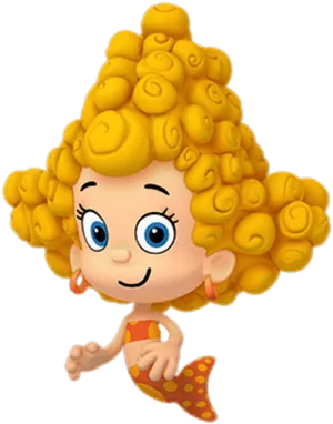 Bubble Guppies Character Mermaid PNG Image