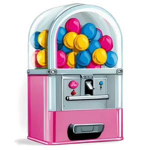 Bubblegum Machine Png 06252024 PNG Image