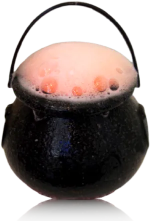 Bubbling Cauldron Foamy Potion PNG Image