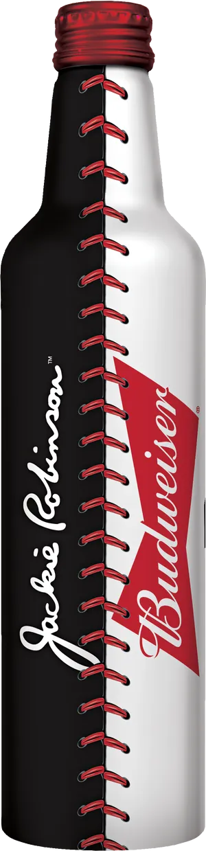 Budweiser Jackie Robinson Edition Bottle PNG Image